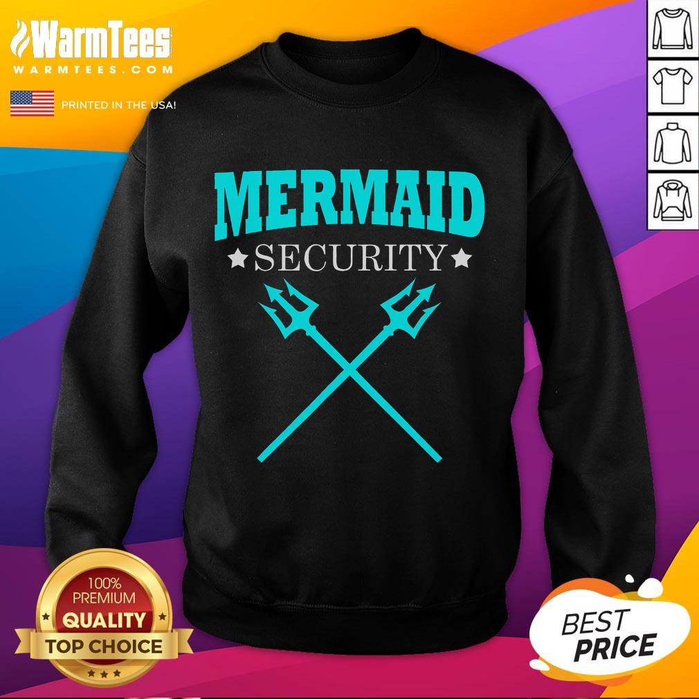 Awesome Merman Mermaid Security T-Shirt - Image 5