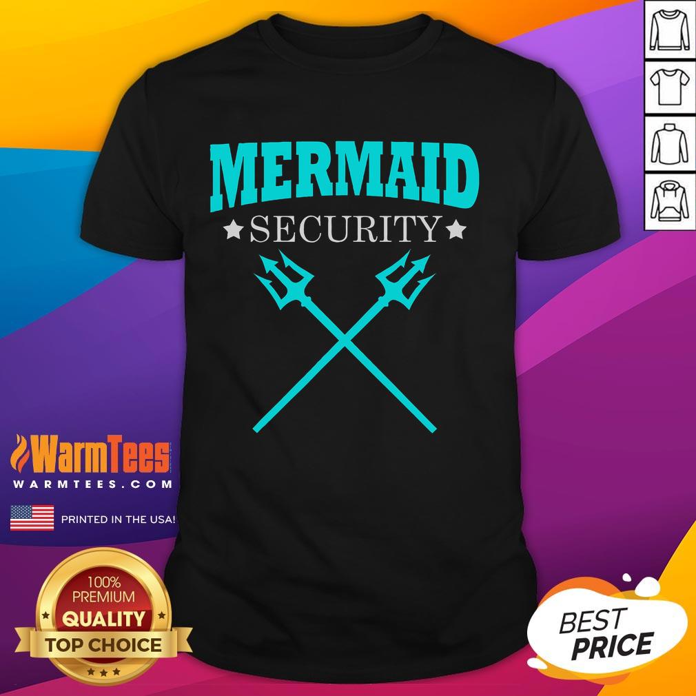 Awesome Merman Mermaid Security T-Shirt