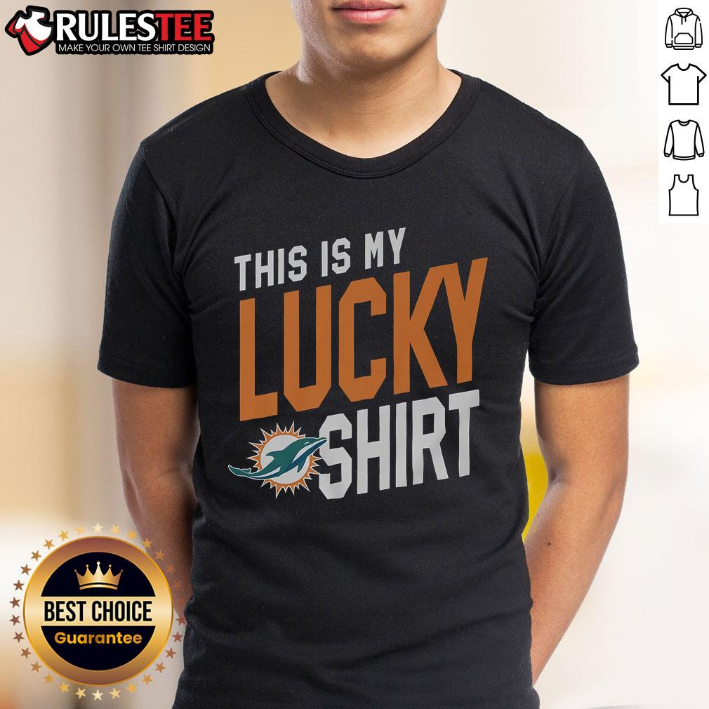 Awesome Miami Dolphins This Is My Lucky T-Shirt