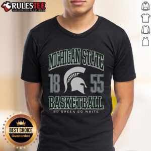 Awesome Michigan State Spartans Basketball 1855 T-Shirt