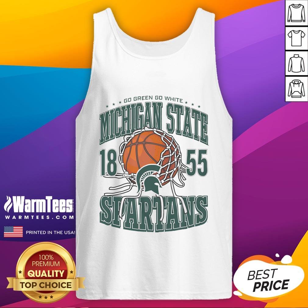 Awesome Michigan State Spartans Cut The Net T-Shirt - Image 4