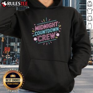 Alternative view of Awesome Midnight Countdown Crew New Year Eve Party Festive Vibes Neon T-Shirt