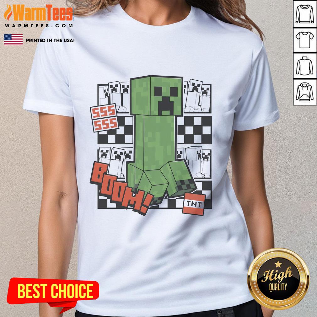 Awesome Minecraft Creeper TNT T-Shirt - Image 3