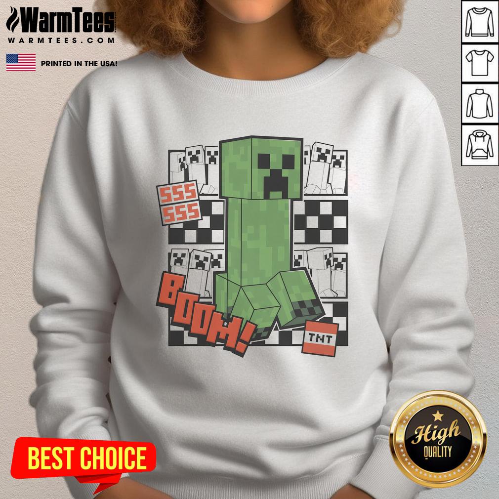 Awesome Minecraft Creeper TNT T-Shirt - Image 5