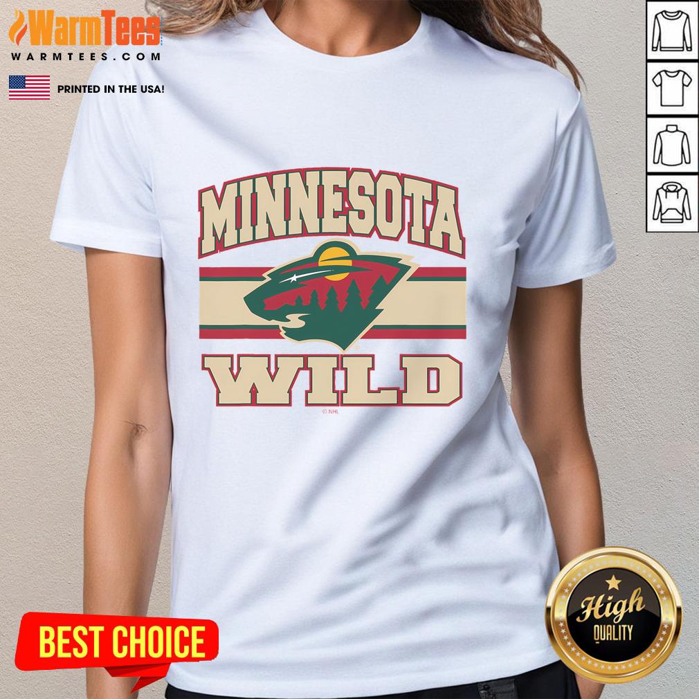 Awesome Minnesota Wild Stripe T-Shirt - Image 3