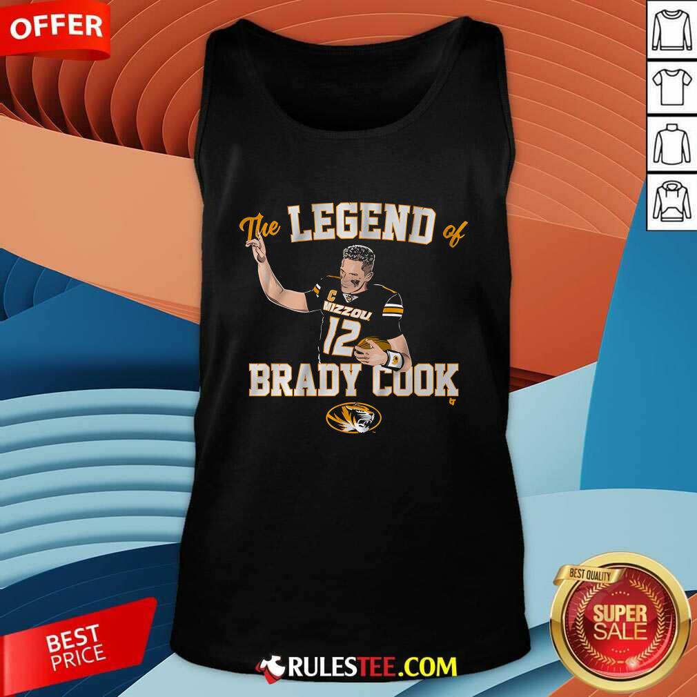 Awesome Mizzou Football The Legend Of Brady Cook T-Shirt - Image 5