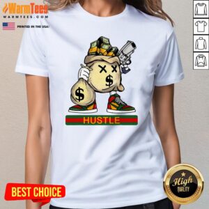 Alternative view of Awesome Money Stacks Hustle Wall Street Hip Hop Rap Lover T-Shirt