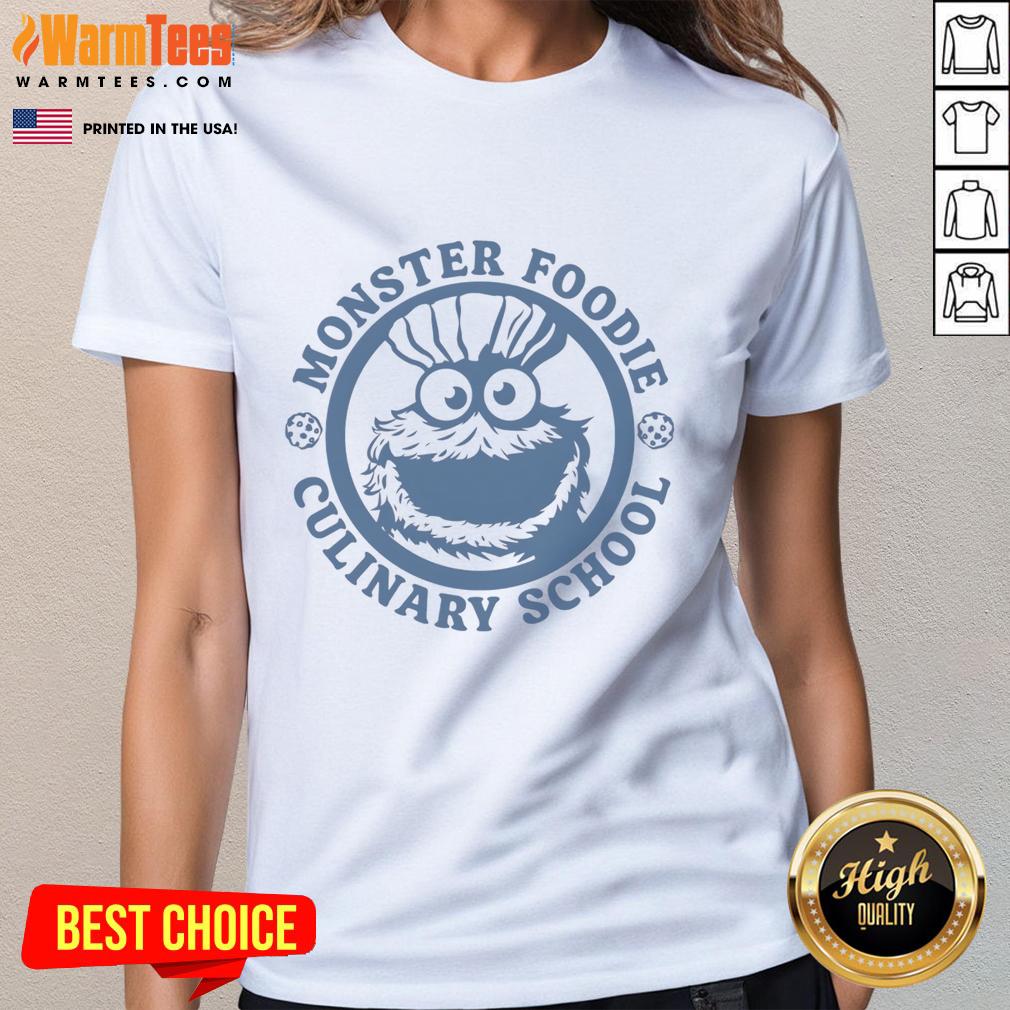 Awesome Monster Foodie Culinary School Cookies Monster T-Shirt - Image 3