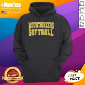 Alternative view of Awesome Mountaineers Softball Appalachian State Sports Fan T-Shirt