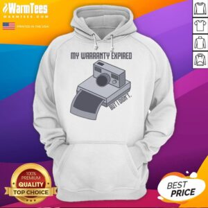 Alternative view of Awesome My Warranty Expired But I Didn't Vintage Instant Camera T-Shirt