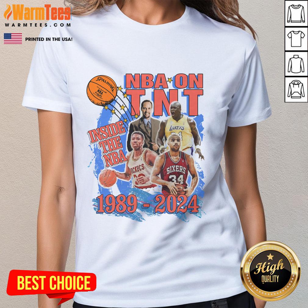 Awesome NBA On TNT Inside The NBA 1989-2025 T-Shirt - Image 5