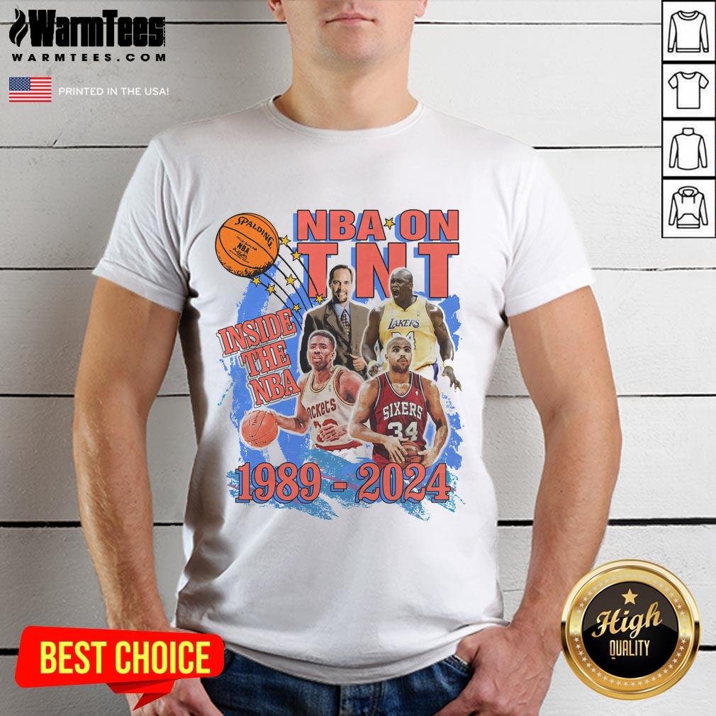 Awesome NBA On TNT Inside The NBA 1989-2025 T-Shirt