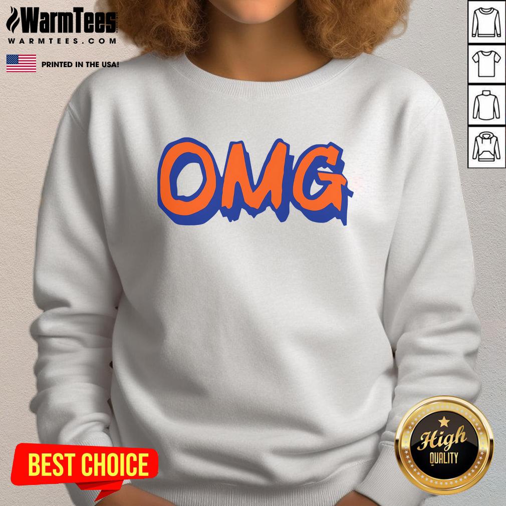Awesome NY OMG New York Baseball T-Shirt - Image 5