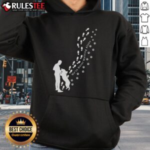 Alternative view of Awesome Never Walking Alone Dog Owner With Dog Paw Print T-Shirt