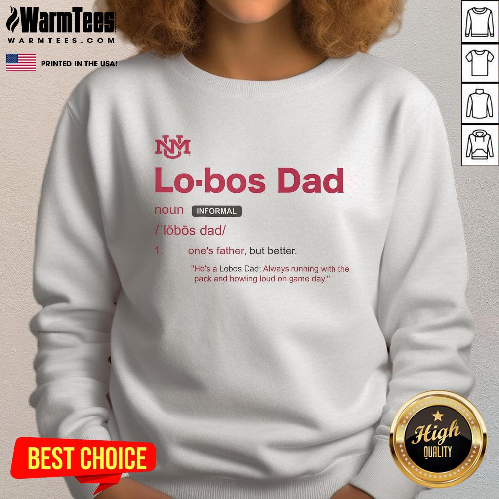 Awesome New Mexico Lobos Dad Definition T-Shirt - Image 5