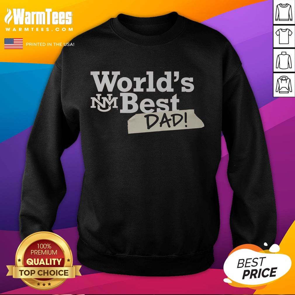 Awesome New Mexico Lobos World's Best Dad T-Shirt - Image 5
