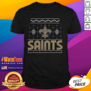 Awesome New Orleans Saints Holiday T-Shirt