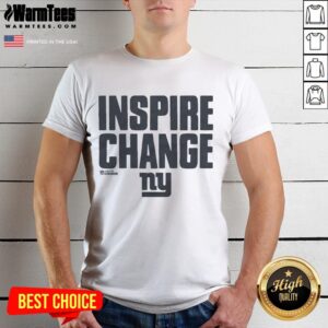 Awesome New York Giants Inspire Change T-Shirt