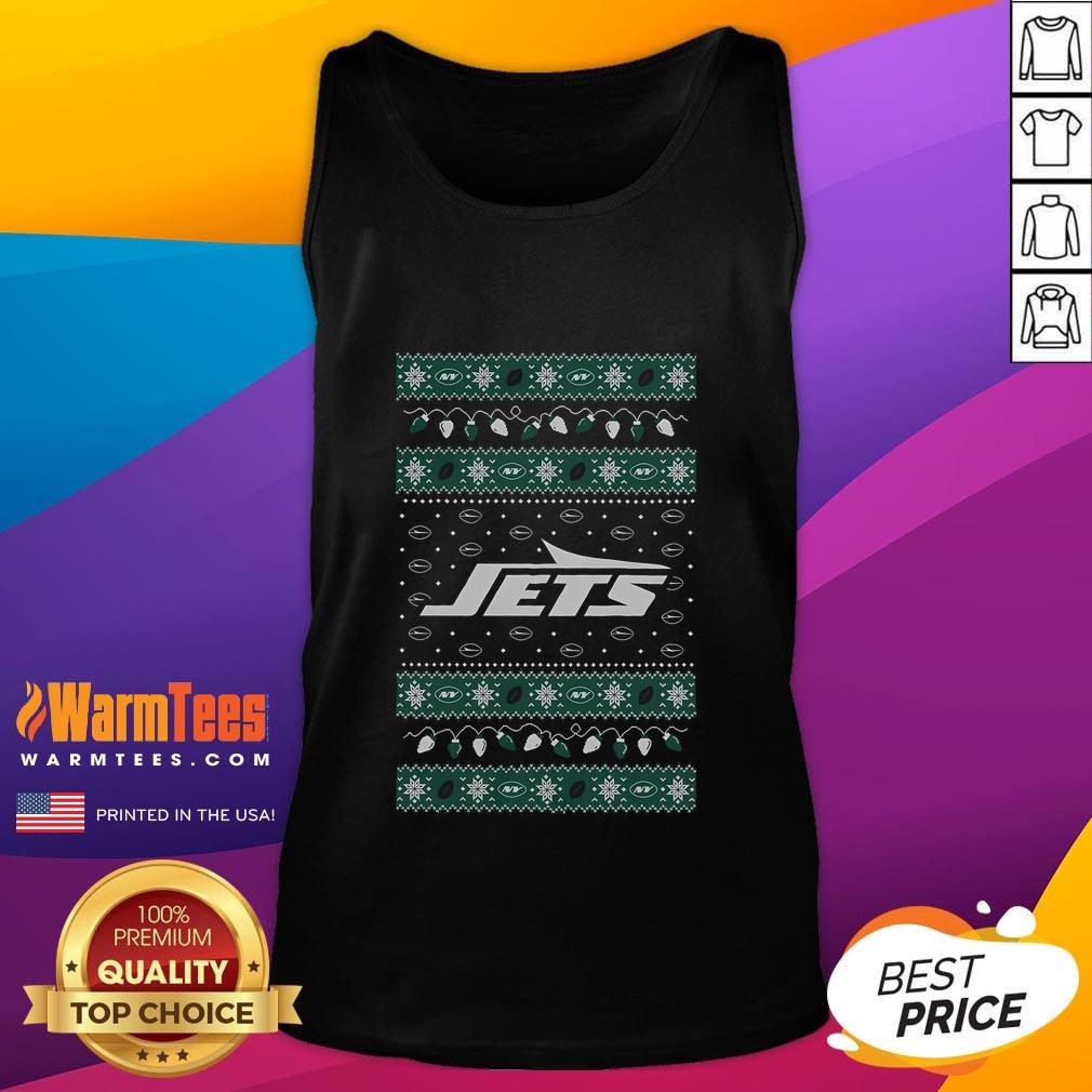 Awesome New York Jets Holiday Christmas T-Shirt - Image 4