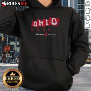 Alternative view of Awesome OH-IO Ohio State Buckeyes Flags T-Shirt
