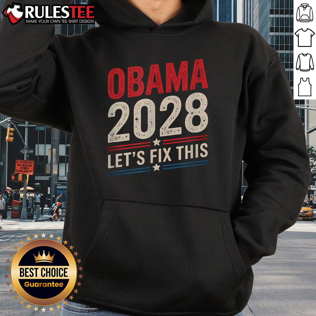 Awesome Obama Vintage Retro Patriotic 2028 Political Protest Rally T-Shirt - Image 2