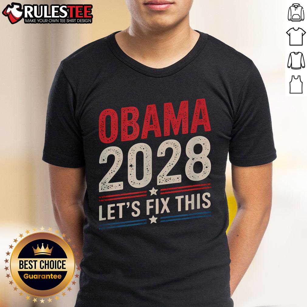 Awesome Obama Vintage Retro Patriotic 2028 Political Protest Rally T-Shirt