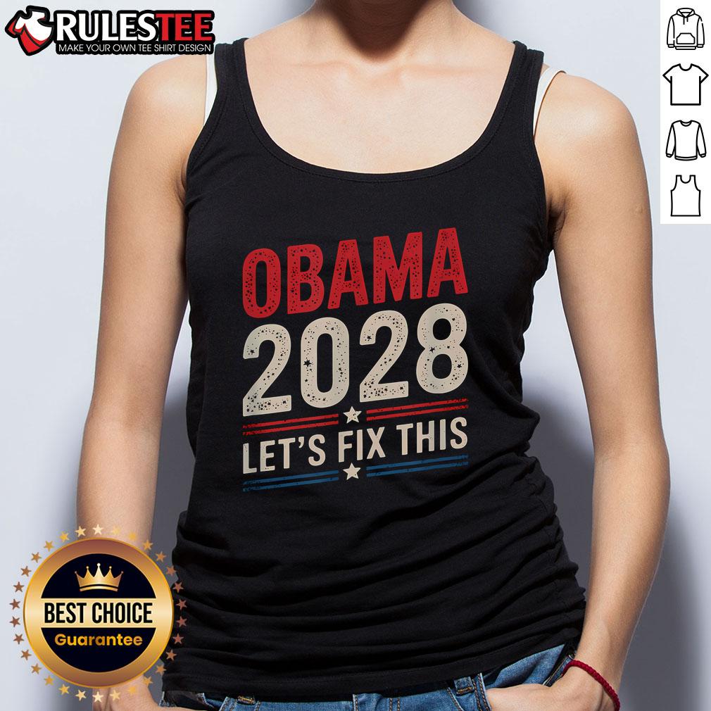 Awesome Obama Vintage Retro Patriotic 2028 Political Protest Rally T-Shirt - Image 4