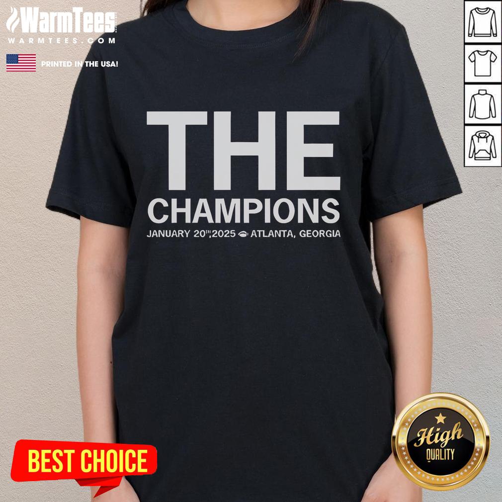 Awesome Ohio State The Champions January 20th 2025 T-Shirt - Image 3