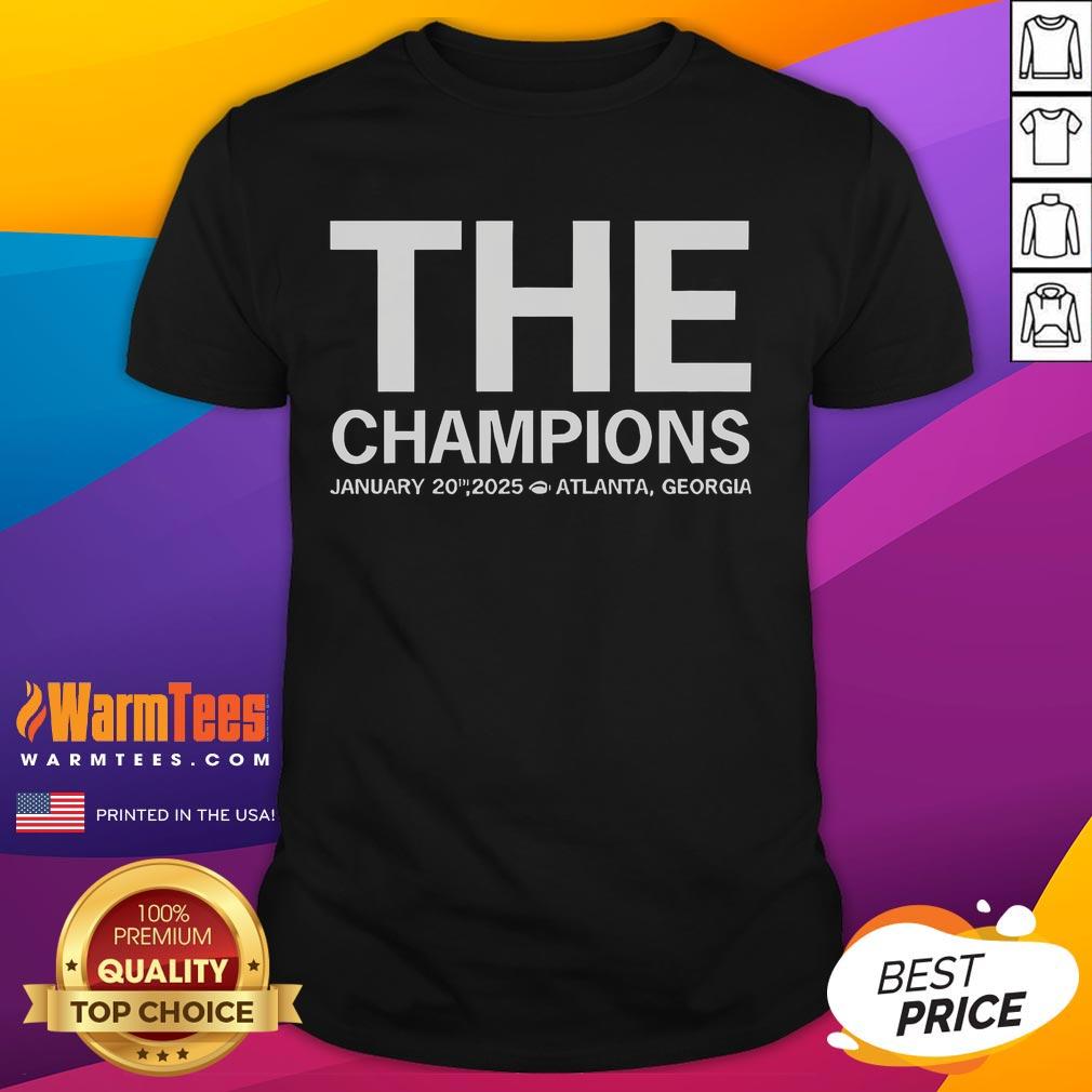 Awesome Ohio State The Champions January 20th 2025 T-Shirt