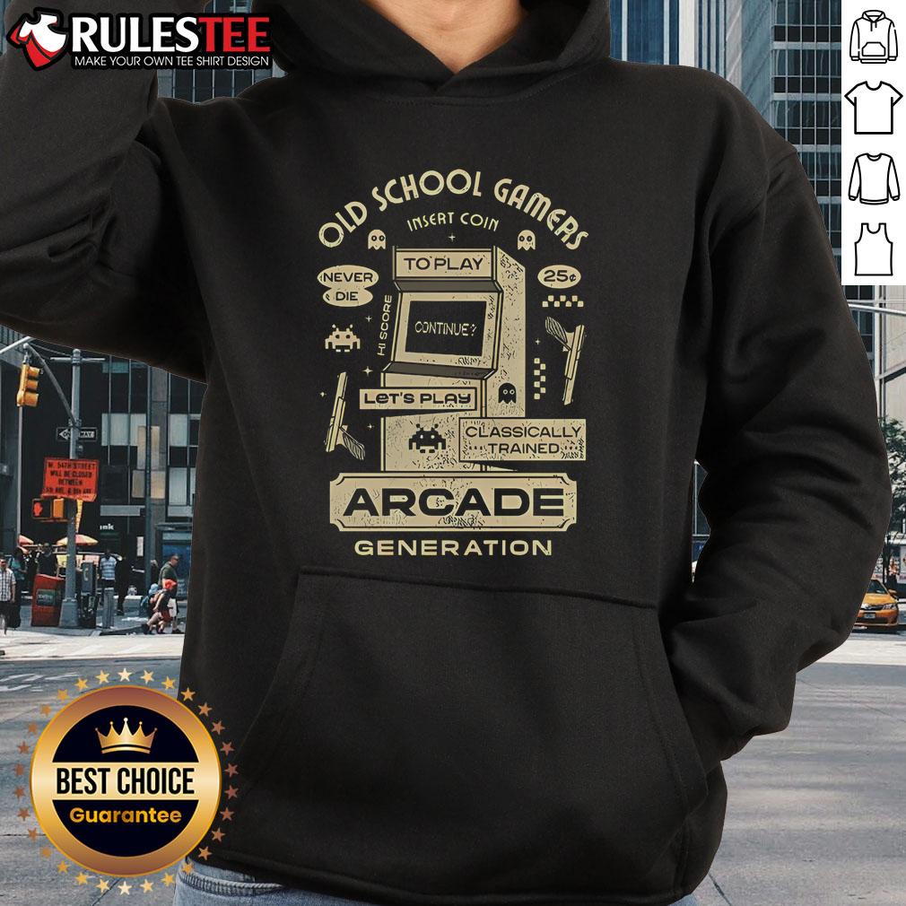 Awesome Old School Gamers Arcade Generation Vintage T-Shirt - Image 2