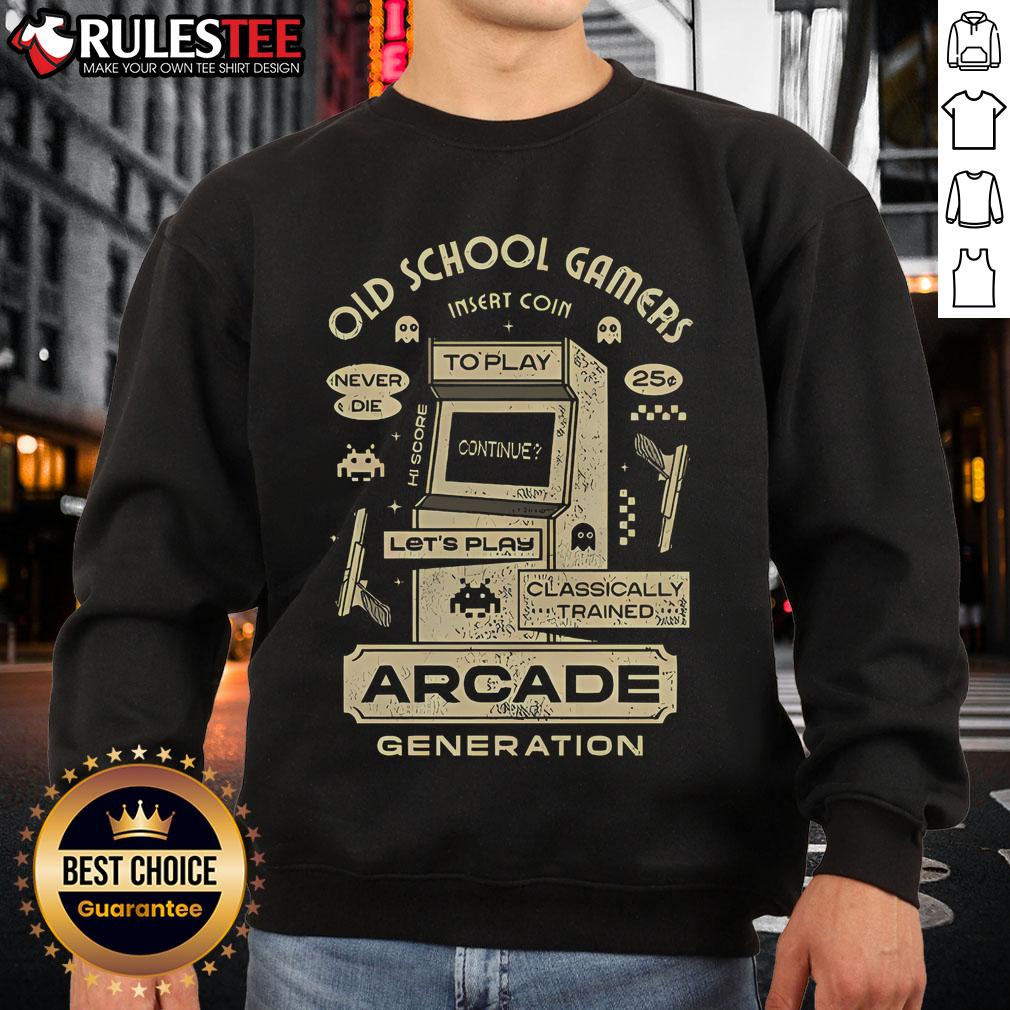 Awesome Old School Gamers Arcade Generation Vintage T-Shirt - Image 5