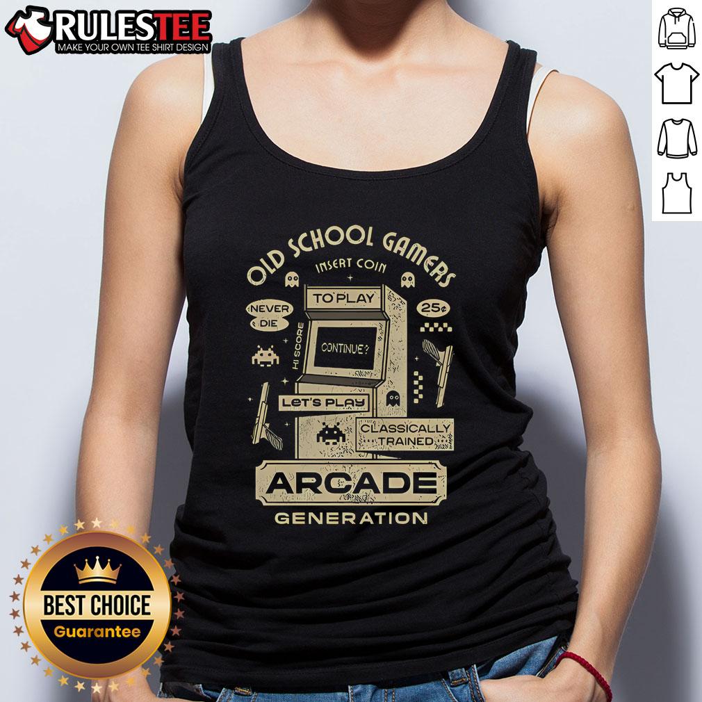 Awesome Old School Gamers Arcade Generation Vintage T-Shirt - Image 4