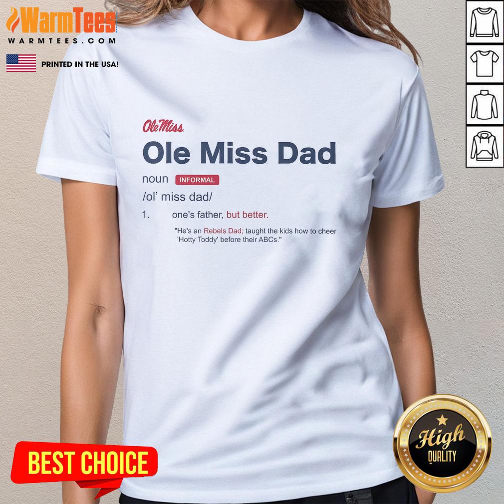 Awesome Ole Miss Rebels Dad Definition T-Shirt - Image 3