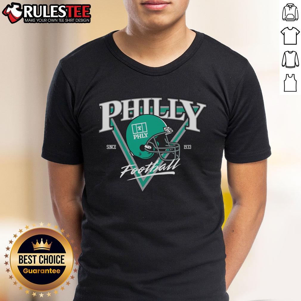 Awesome PHLY Football Since 1933 Helmet T-Shirt