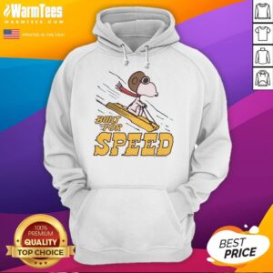 Alternative view of Awesome Peanuts Snoopy Built For Speed T-Shirt