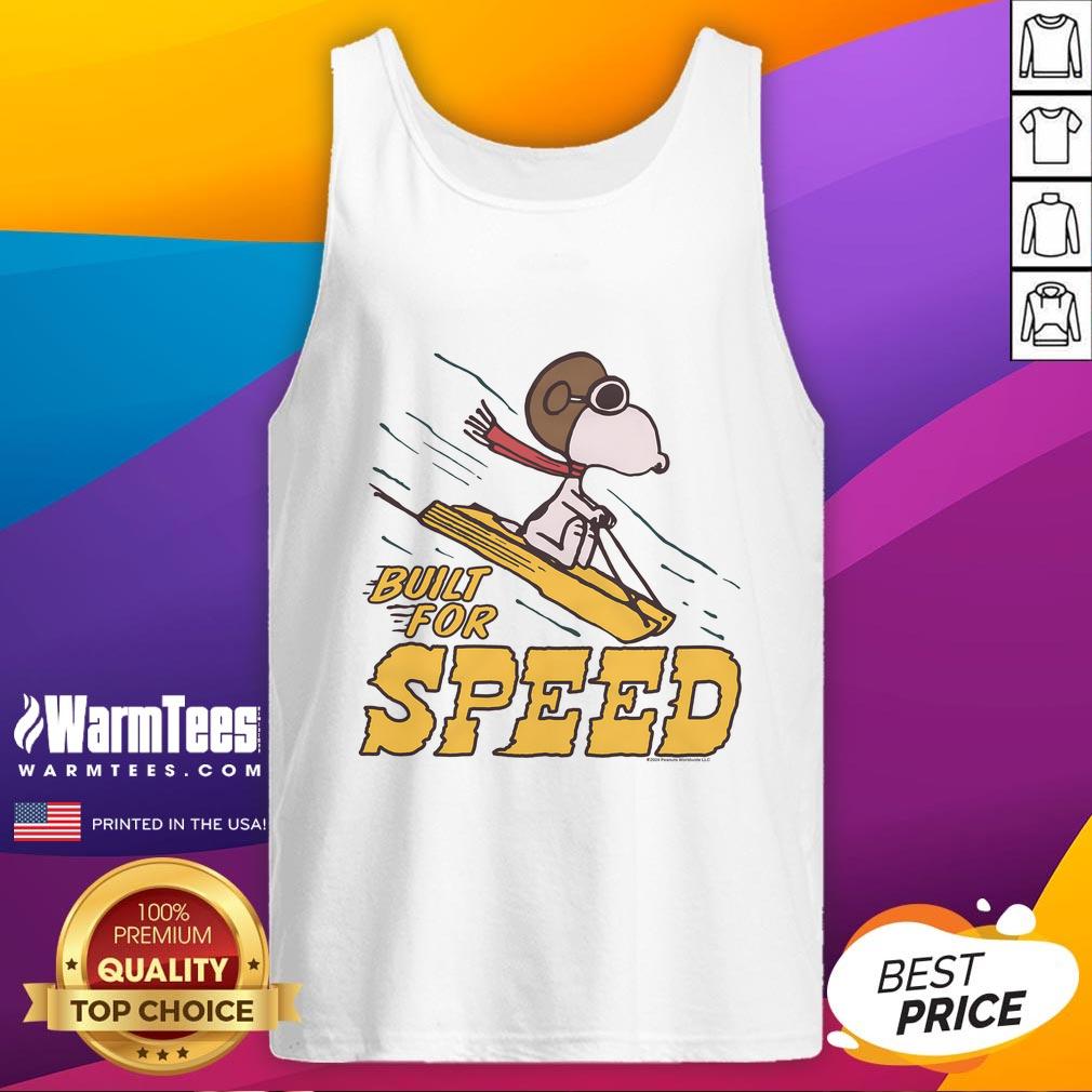 Awesome Peanuts Snoopy Built For Speed T-Shirt - Image 4