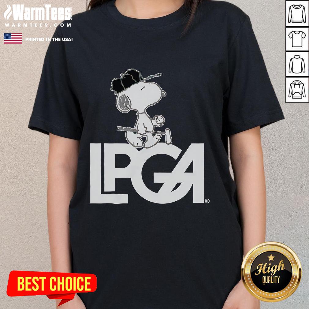 Awesome Peanuts X LPGA Snoopy T-Shirt - Image 3