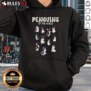 Alternative view of Awesome Penguins Animals Of The World Retro T-Shirt