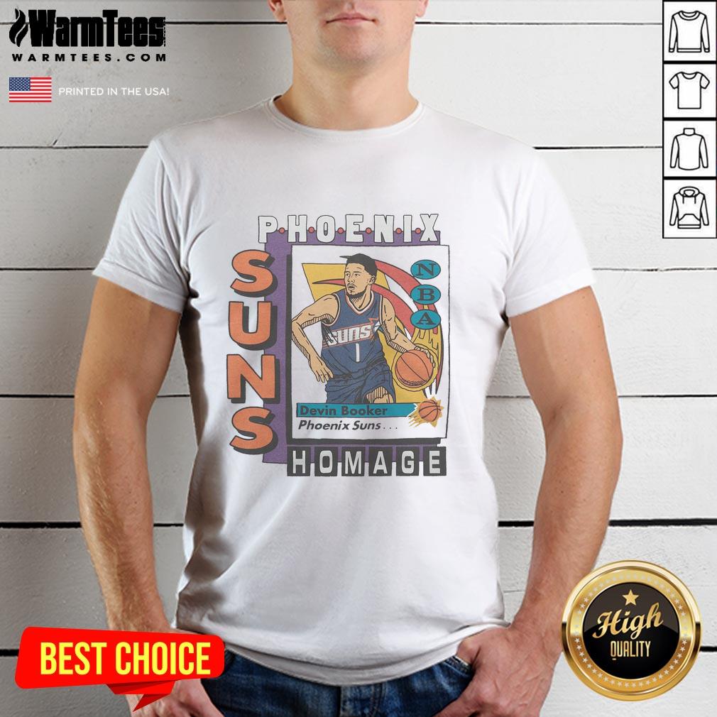 Awesome Phoenix Suns Trading Card Devin Booker T-Shirt