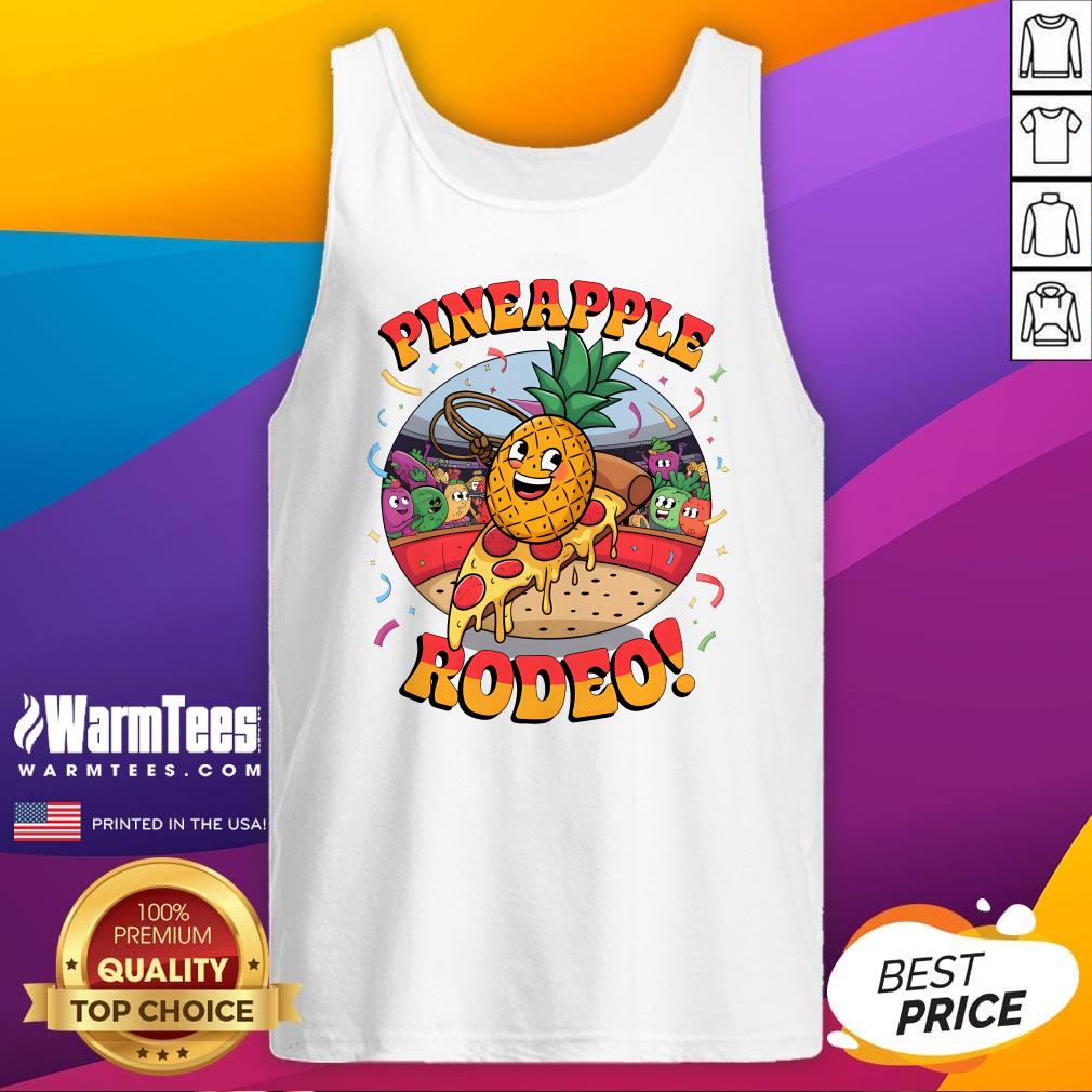Awesome Pineapple Rodeo Hawaii Pizza T-Shirt - Image 5