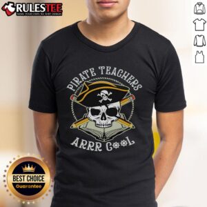 Awesome Pirate Teachers Arrr Cool Skull T-Shirt