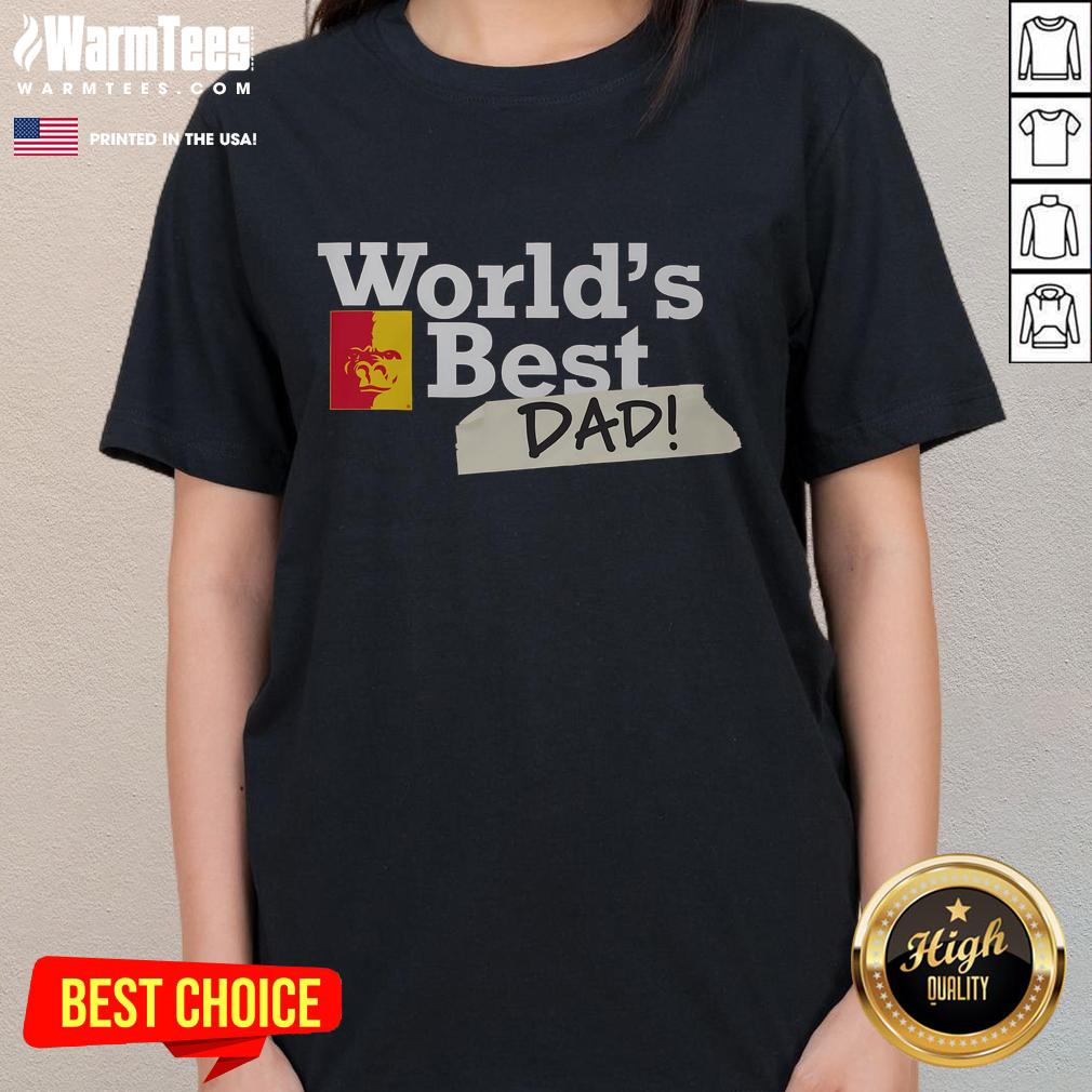 Awesome Pittsburg State Gorillas World's Best Dad T-Shirt - Image 3