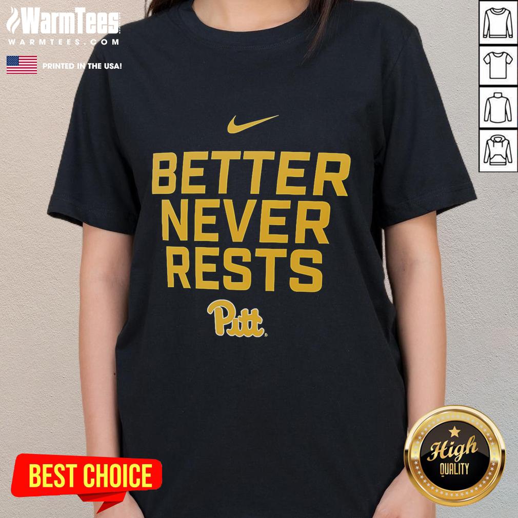 Awesome Pittsburgh Panthers Better Never Rests T-Shirt - Image 3