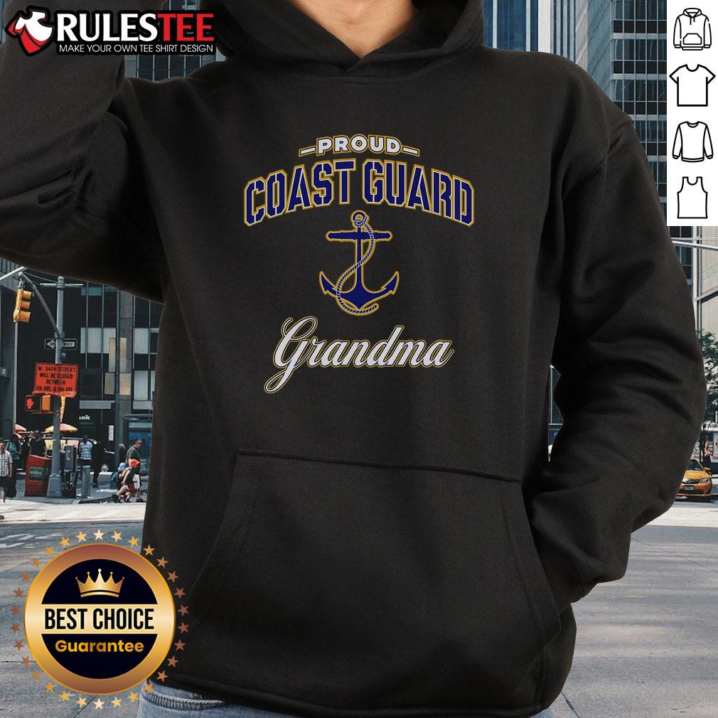 Awesome Proud Coast Guard Grandma T-Shirt - Image 2