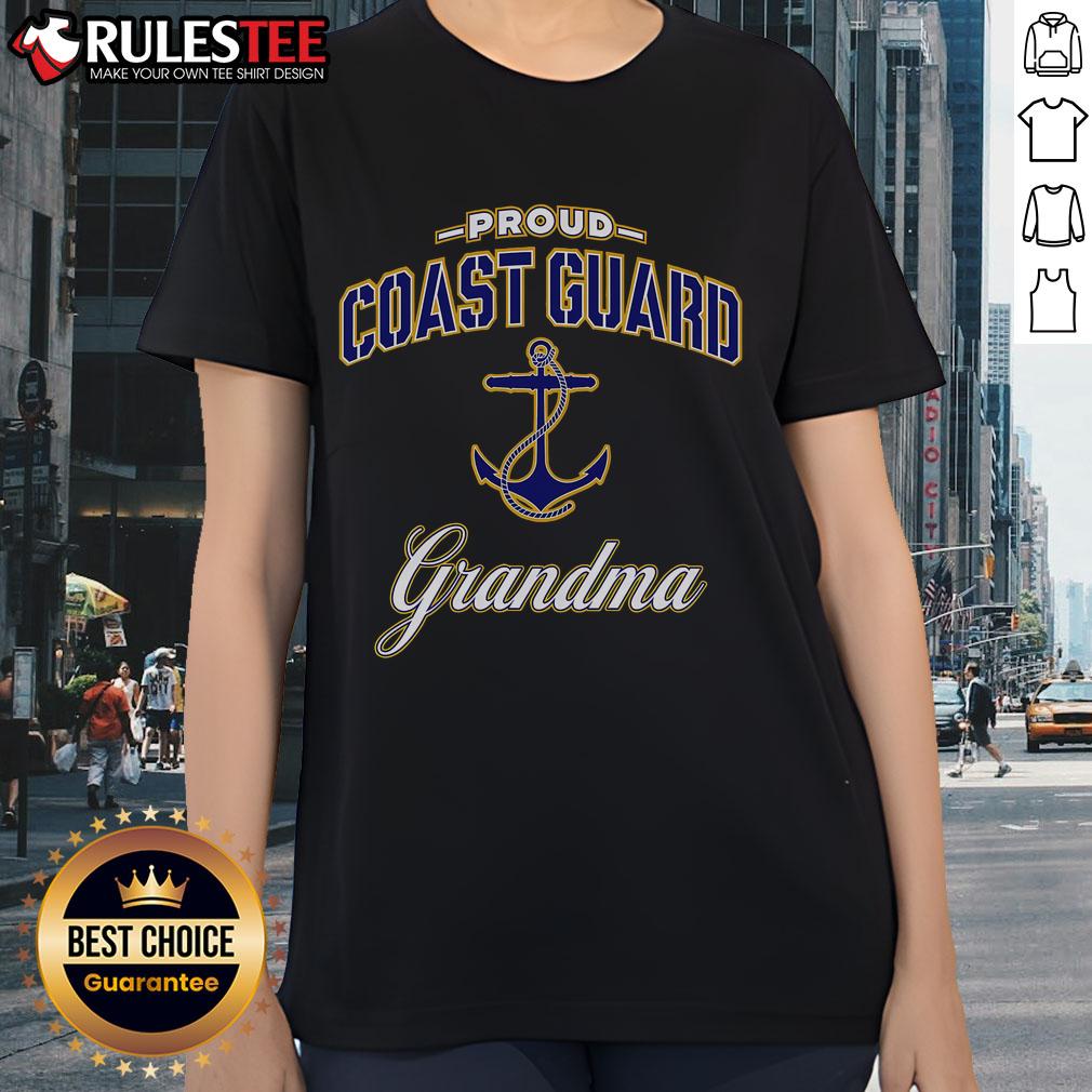 Awesome Proud Coast Guard Grandma T-Shirt - Image 3