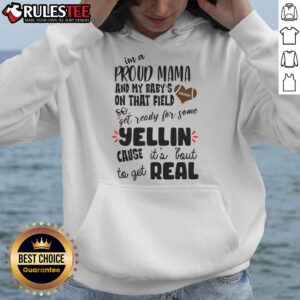 Alternative view of Awesome Proud Football Mama Pretty T-Shirt