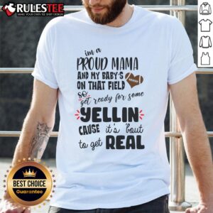 Awesome Proud Football Mama Pretty T-Shirt