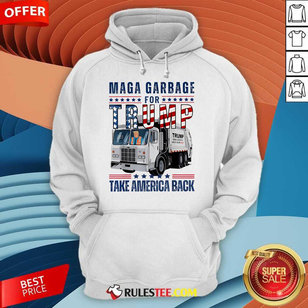 Awesome Proud Maga Garbage Trump Supporter Trump Garbage Truck T-Shirt - Image 5