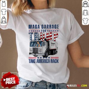Alternative view of Awesome Proud Maga Garbage Trump Supporter Trump Garbage Truck T-Shirt