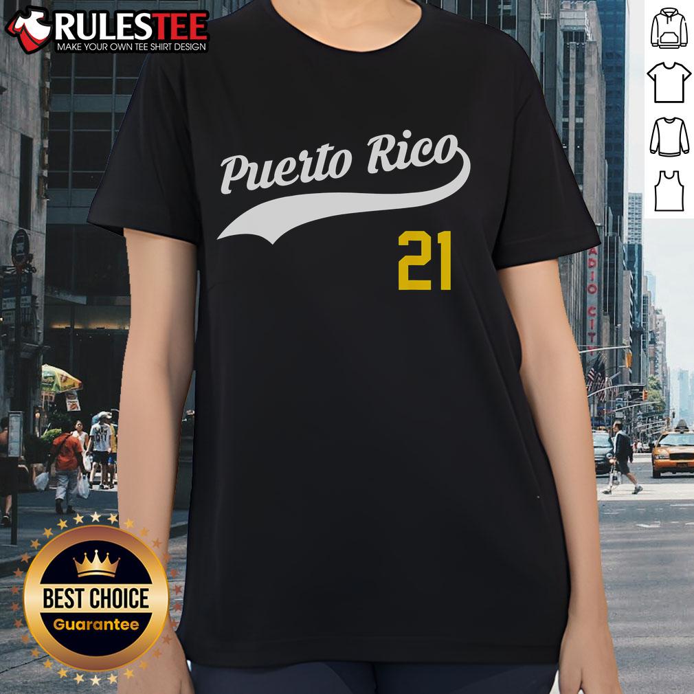 Awesome Puerto Rico Baseball 21 For Santurce Baseball Fans T-Shirt - Image 3